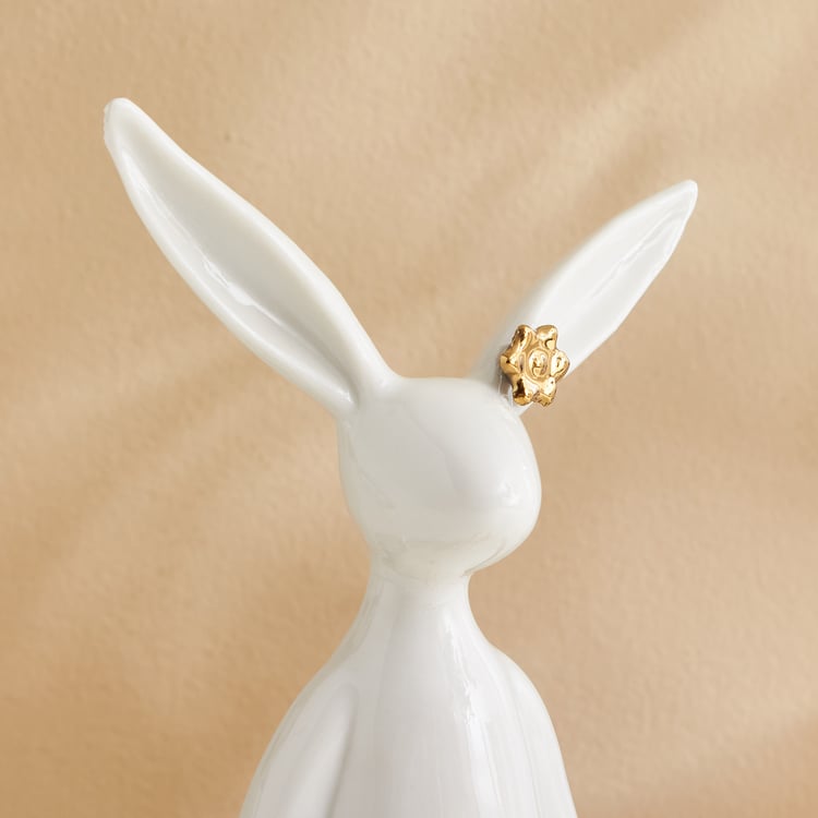 Brighton Max Ceramic Sitting Rabbit Figurine - Large