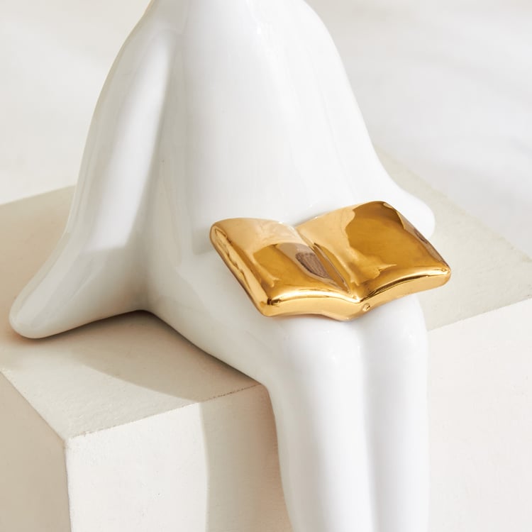 Brighton Max Ceramic Sitting Rabbit Figurine - Large