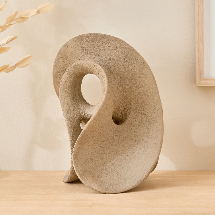 Oyster Natura Caladira Polyresin Fluid Table Accent