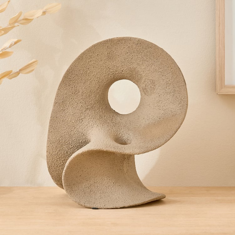 Oyster Natura Caladira Polyresin Fluid Table Accent