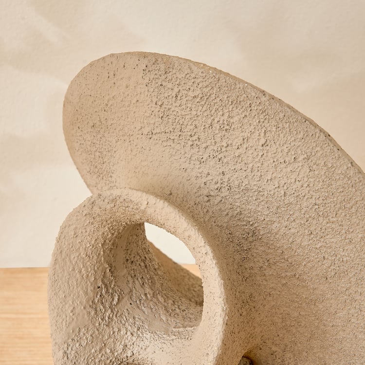 Oyster Natura Caladira Polyresin Fluid Table Accent