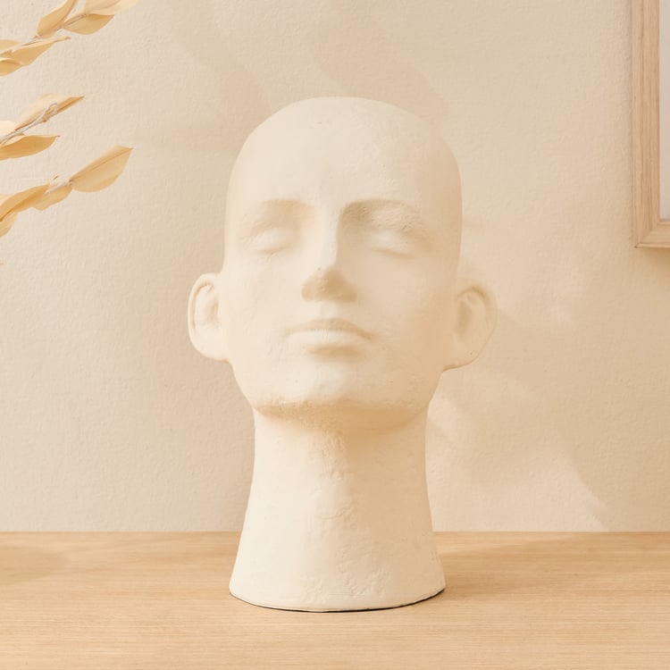 Oyster Natura Polyresin Face Bookend
