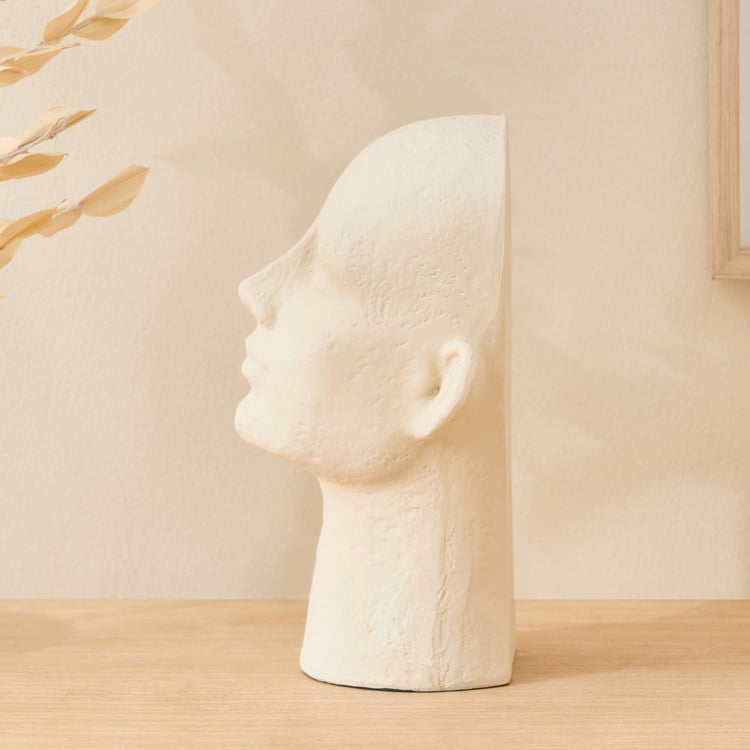 Oyster Natura Polyresin Face Bookend