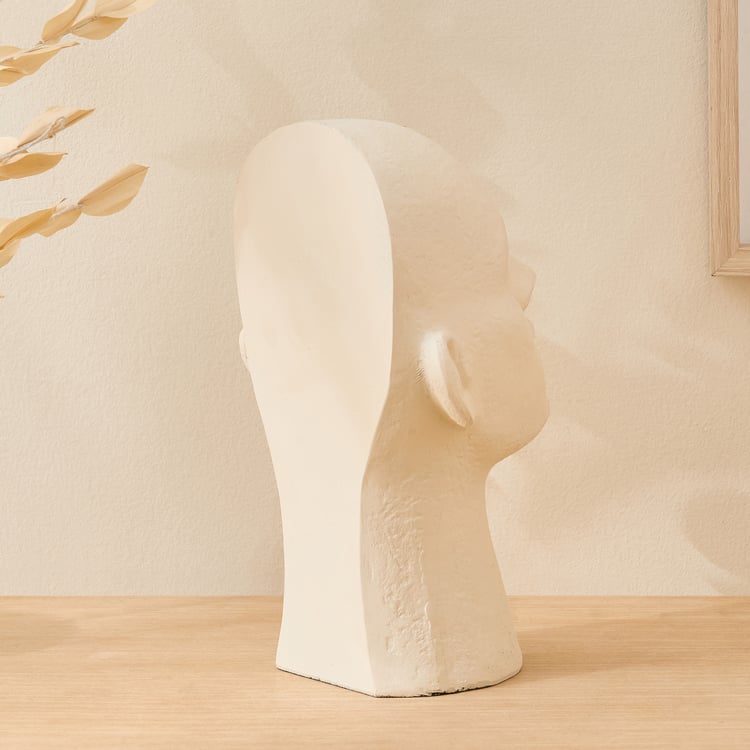 Oyster Natura Polyresin Face Bookend