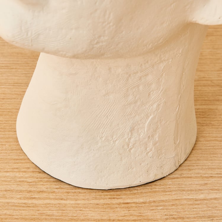 Oyster Natura Polyresin Face Bookend