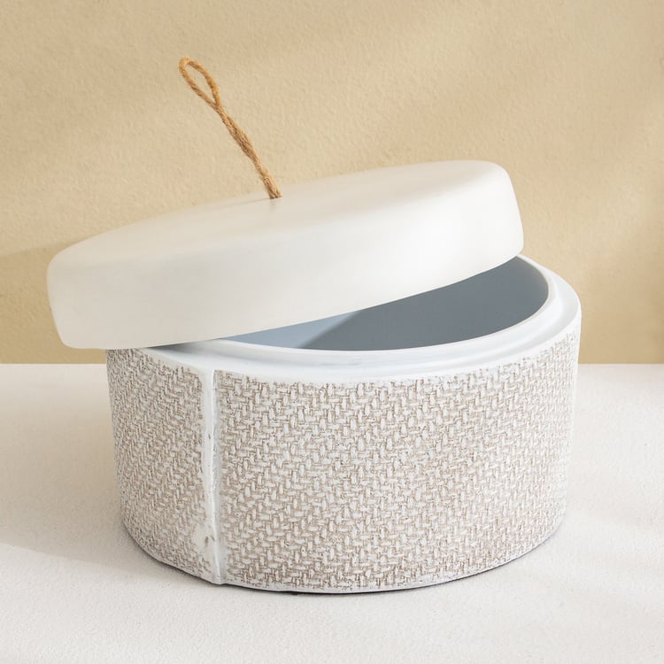 Fawn Polyresin Trinket Box