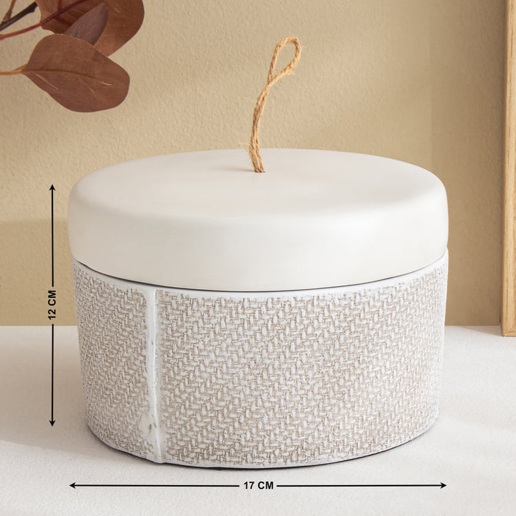 Fawn Polyresin Trinket Box