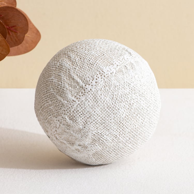 Fawn Polyresin Ball Table Accent