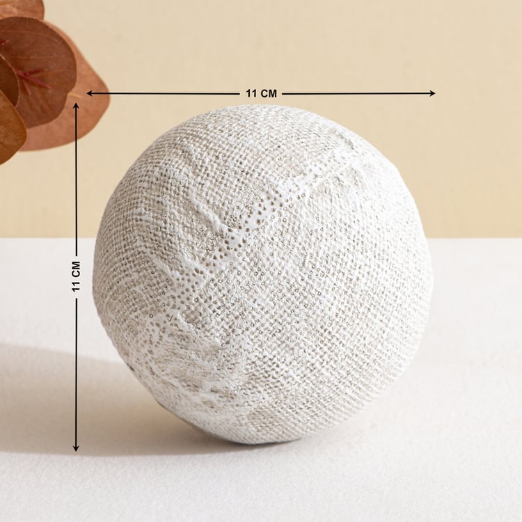 Fawn Polyresin Ball Table Accent
