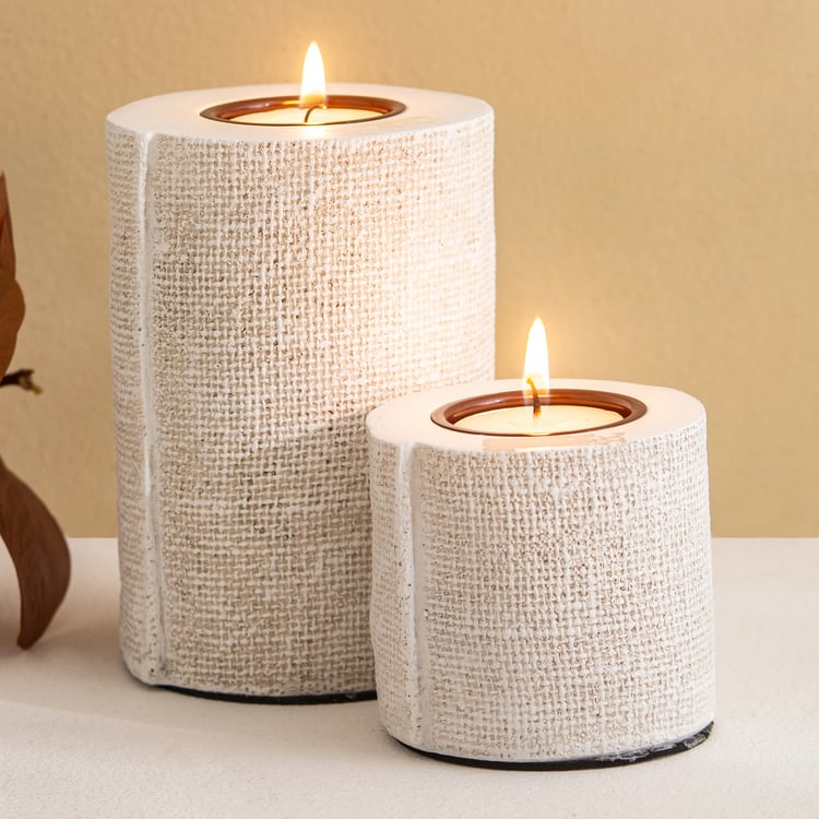 Fawn Polyresin Candle Holder - Large