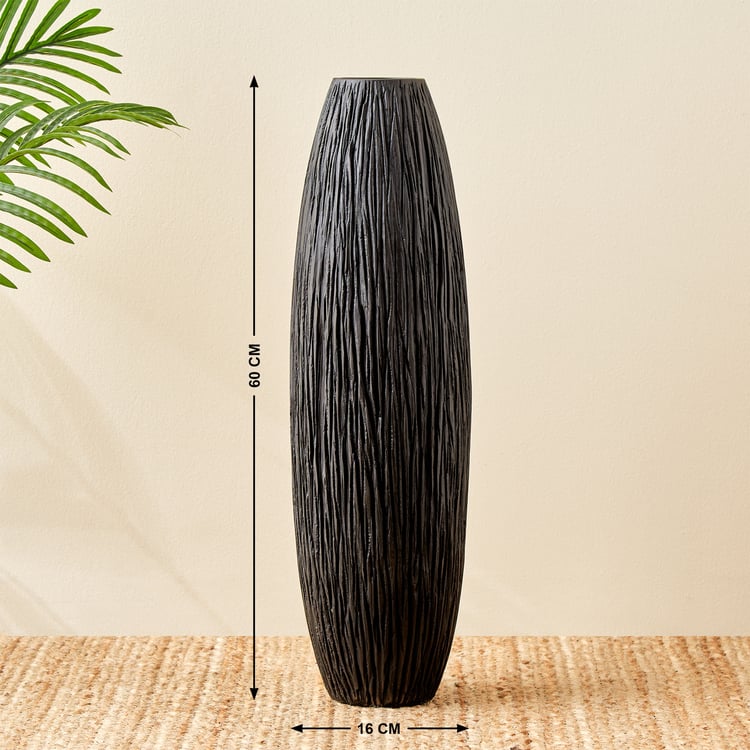 Colossal Monochrome Polyresin Vase