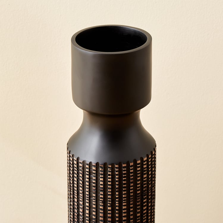 Colossal Monochrome Polyresin Vase