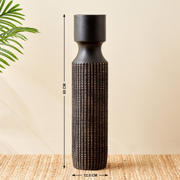Colossal Monochrome Polyresin Vase