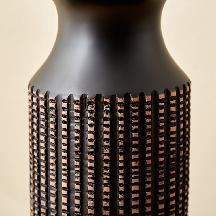 Colossal Monochrome Polyresin Vase