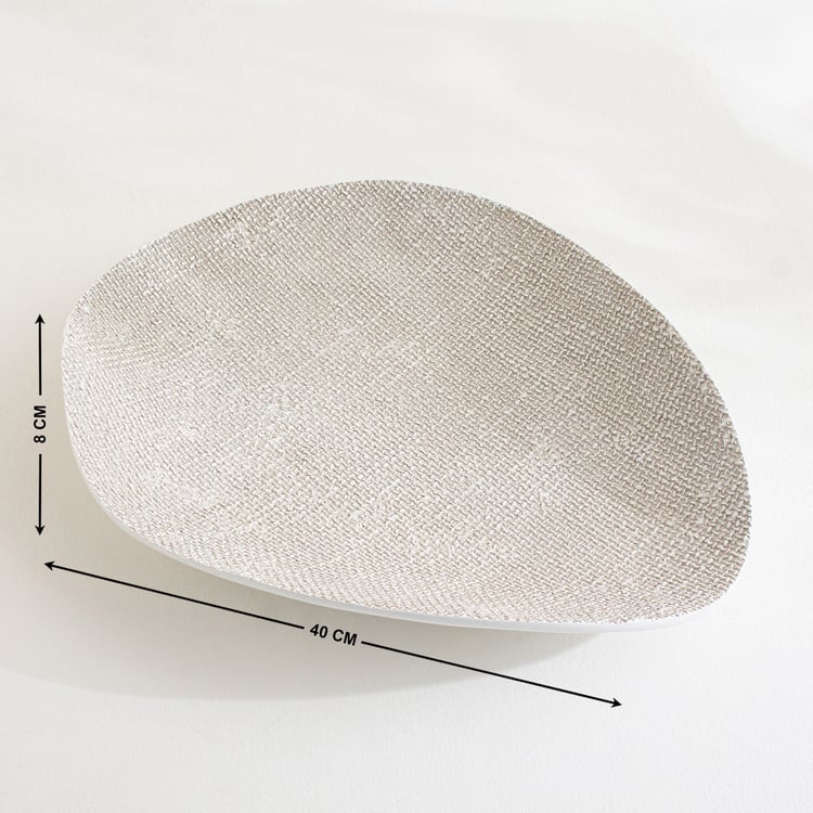 Fawn Polyresin Decorative Tray