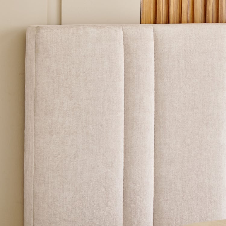 Stellar Elite Amelia Single Bed with Hydraulic Storage - Cream