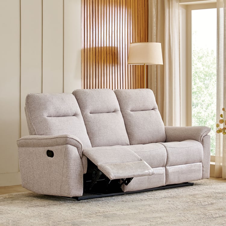 Artise Fabric 3-Seater Recliner - Beige