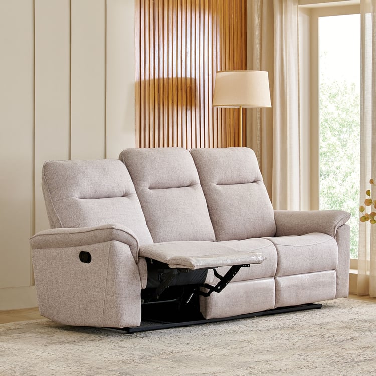Artise Fabric 3-Seater Recliner - Beige