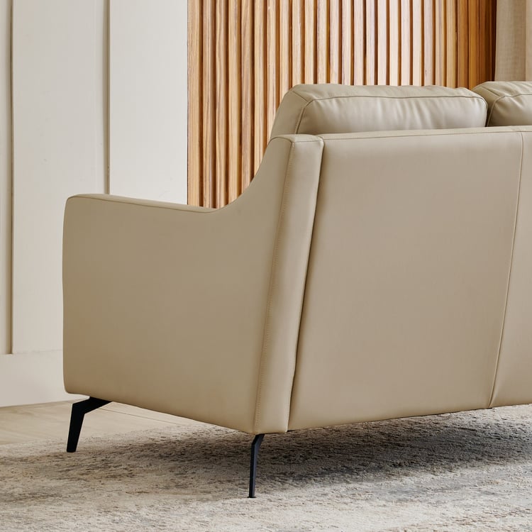 Parque NXT Half Leather 2-Seater Sofa - Cream