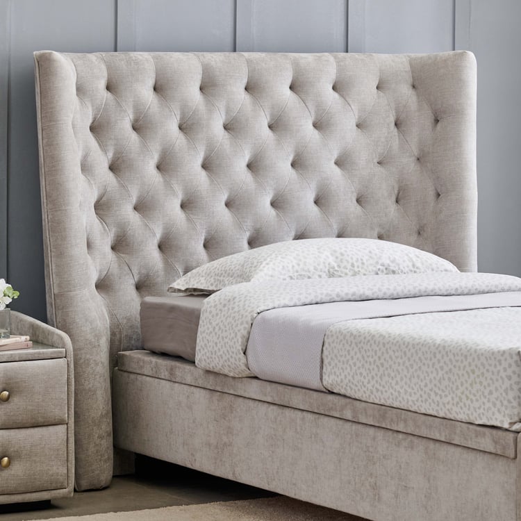 Stellar Elite Ursula Single Bed with Hydraulic Storage - Grey