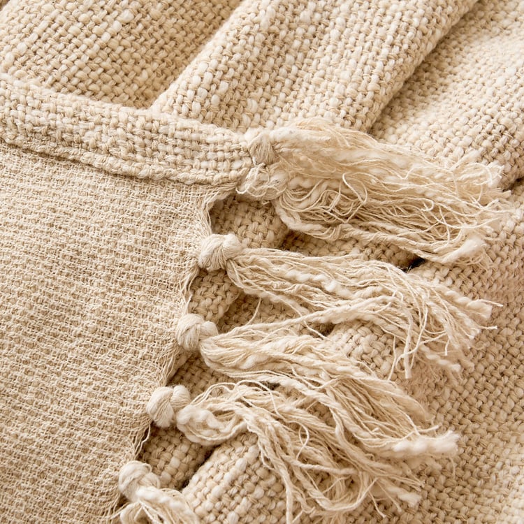 Ashville Cotton Single Throw with Tassels