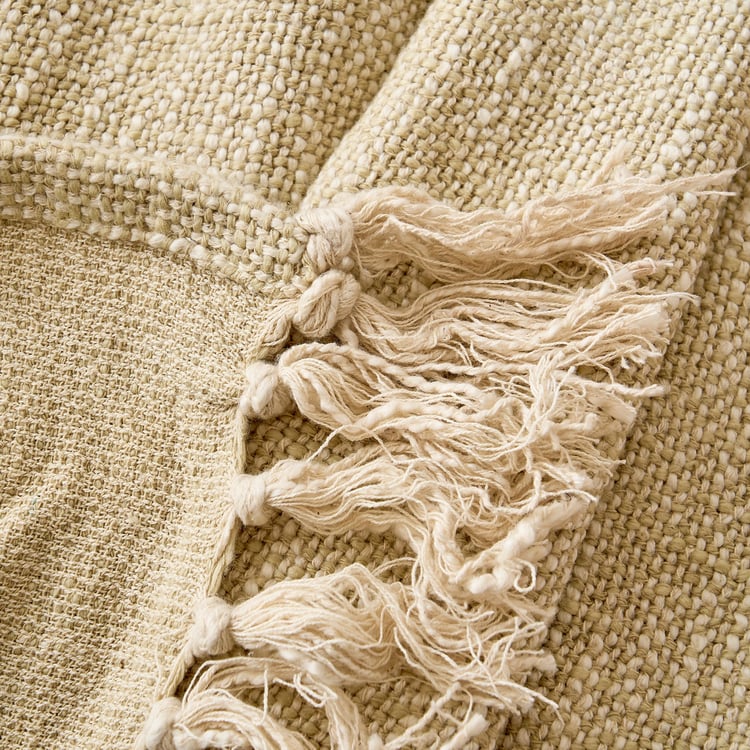 Ashville Cotton Single Throw with Tassels