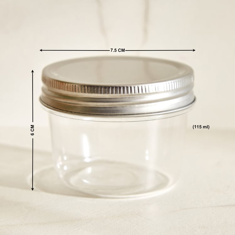 Garnet Crystal Set of 6 PET Storage Jars - 115ml