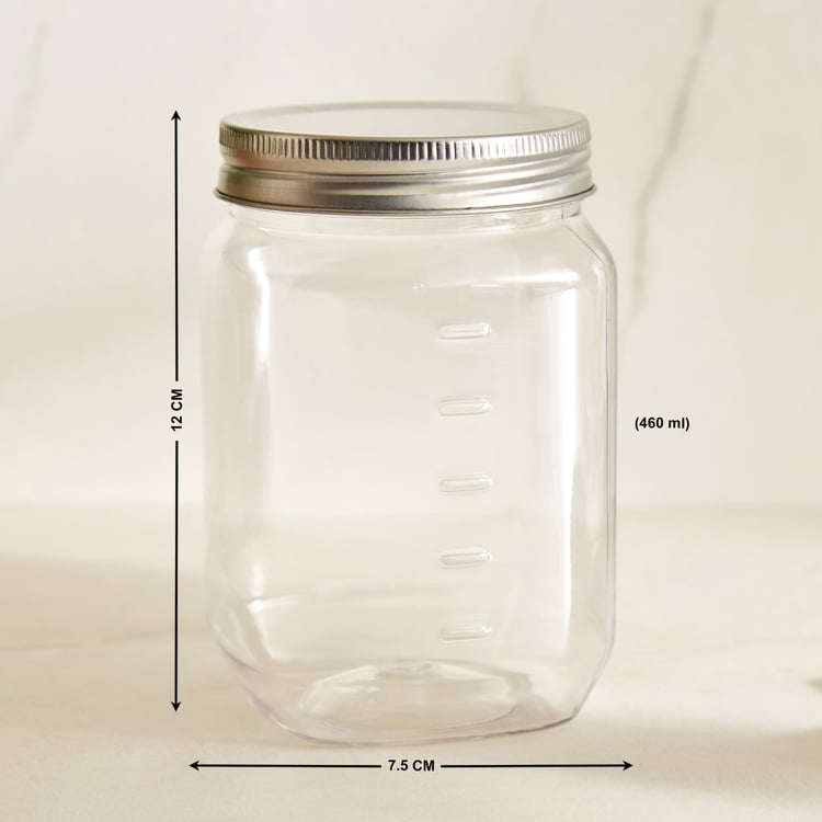 Garnet Crystal Set of 3 PET Storage Jars - 460ml