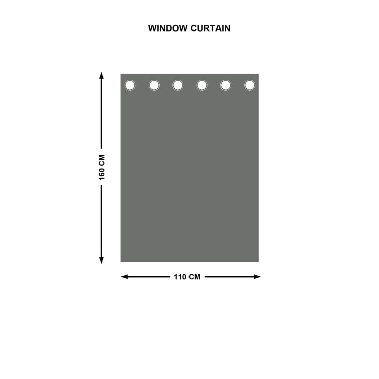Sierra Set of 2 Light Filtering Window Curtains - 5ft