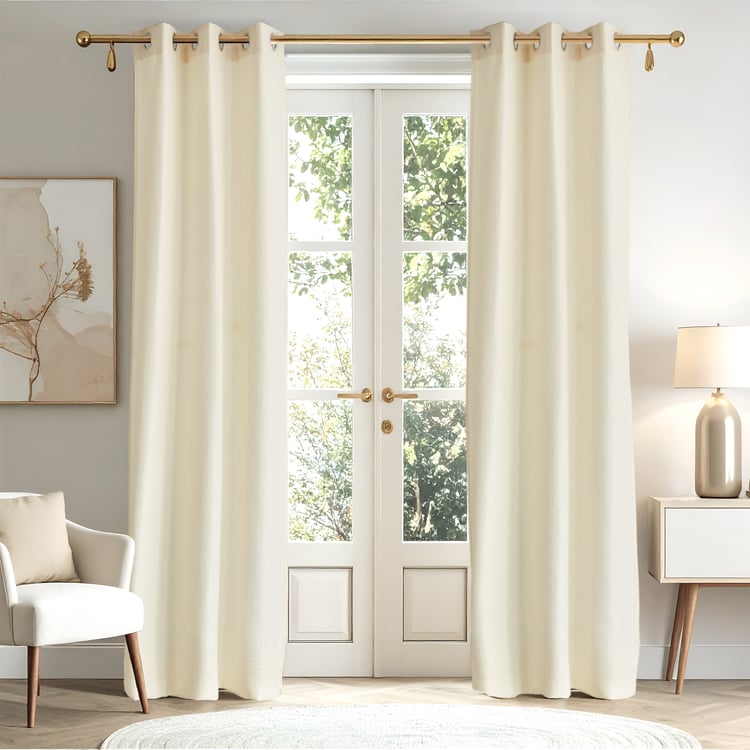 Sierra Set of 2 Light Filtering Door Curtains - 7ft