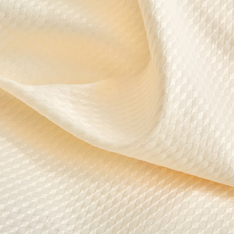 Sierra Set of 2 Woven Light Filtering Window Curtains - 5ft