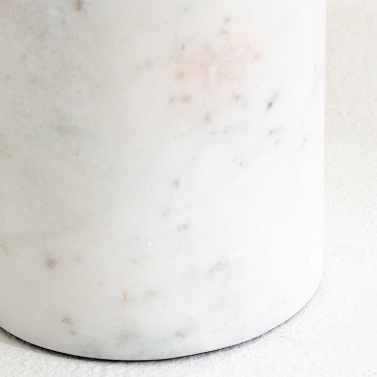 Grantley Opt Onyxia Marble Pillar Candle Holder - Large