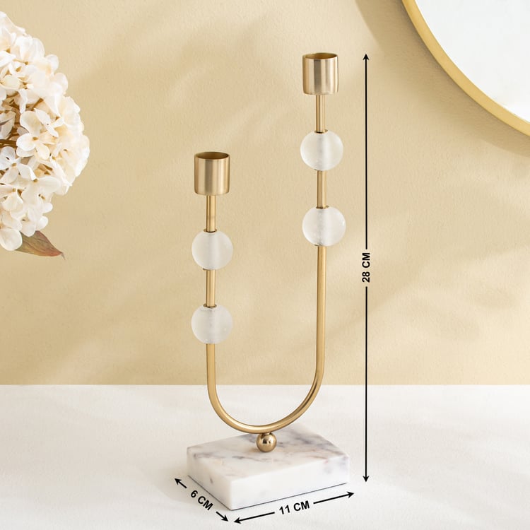 Grantley Opt Stravia Metal Multi Taper Candle Holder