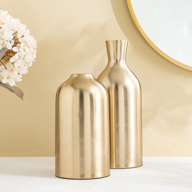 Grantley Opt Stravia Metal Vase - Small