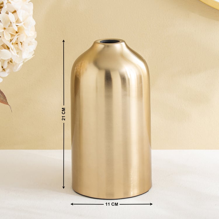 Grantley Opt Stravia Metal Vase - Small