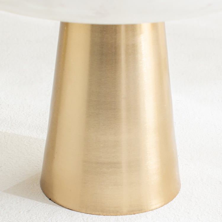 Grantley Opt Onyxia Marble Pedestal Decorative Bowl