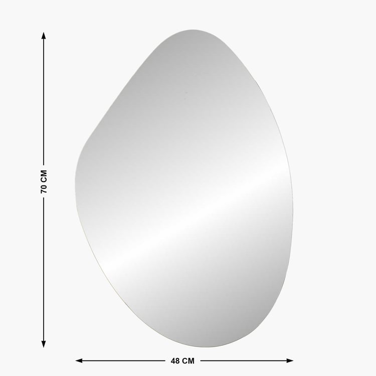 Reflection Edge Frameless Wall Mirror - 48x70cm