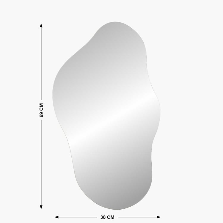 Reflection Edge Frameless Wall Mirror - 38x69cm
