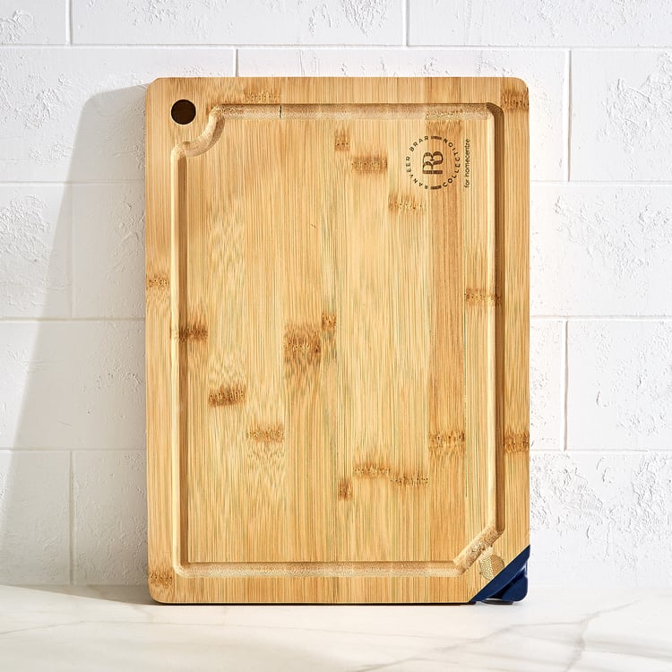 Regal Luxe Tranquil Bamboo Chopping Board with Knife Sharpener