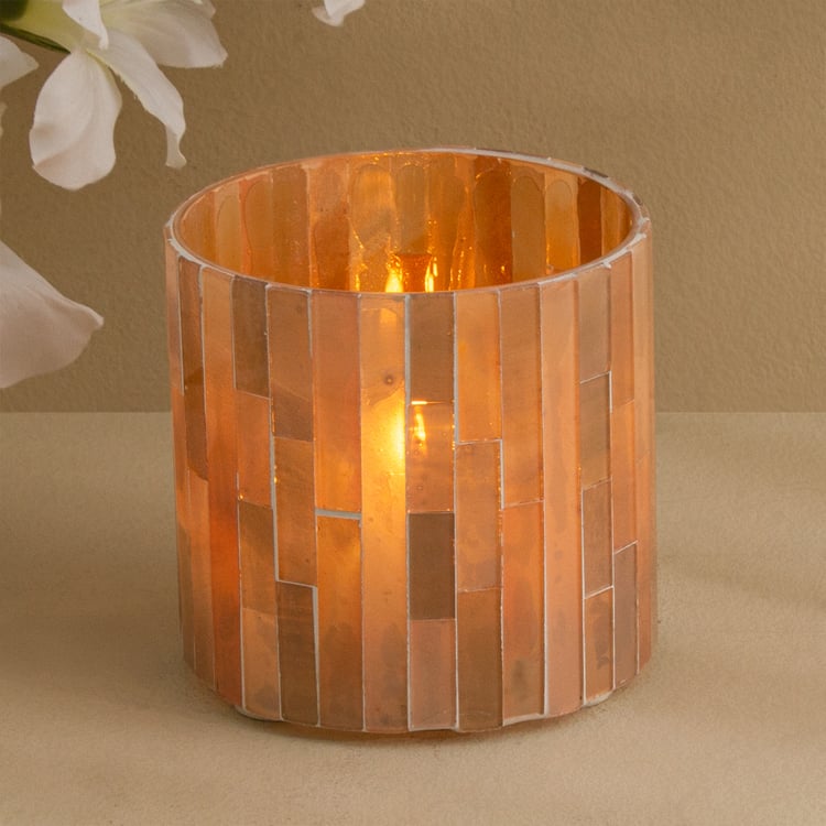 Tamaira Cade Glass Long Strip Votive Candle Holder