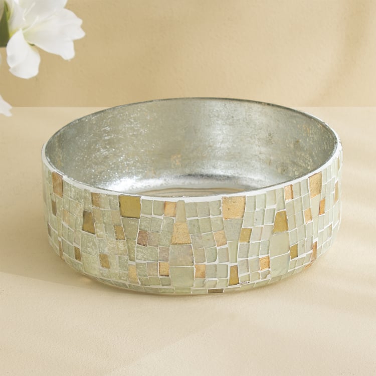 Tamaira Plume Glass Decorative Bowl
