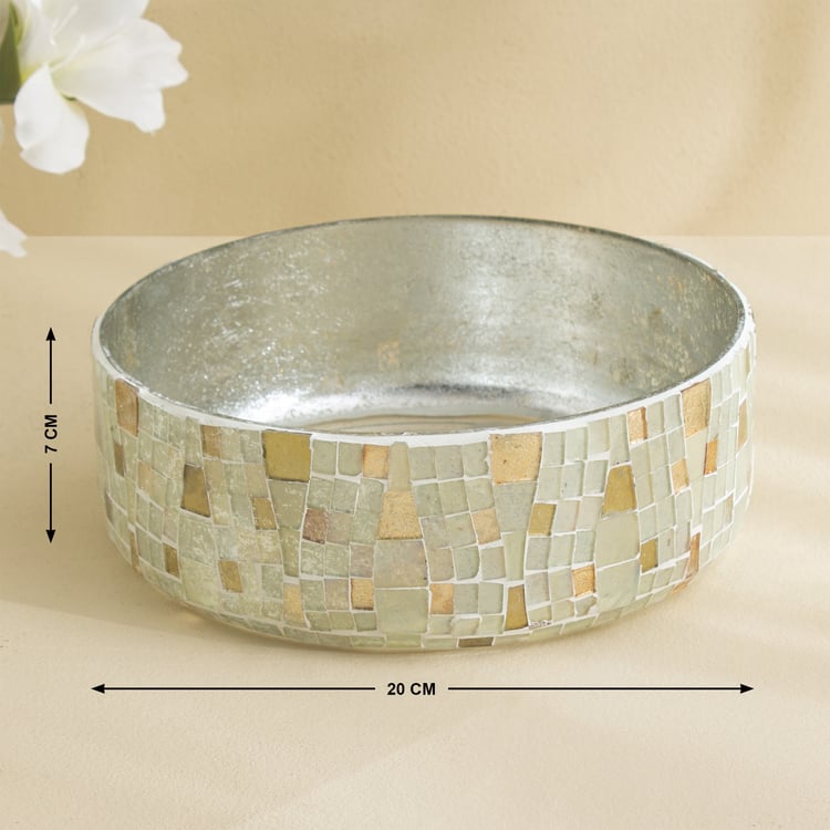 Tamaira Plume Glass Decorative Bowl
