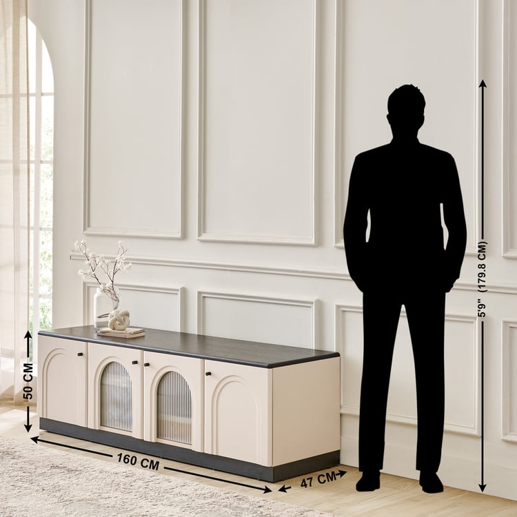 Saga TV Unit - Cream