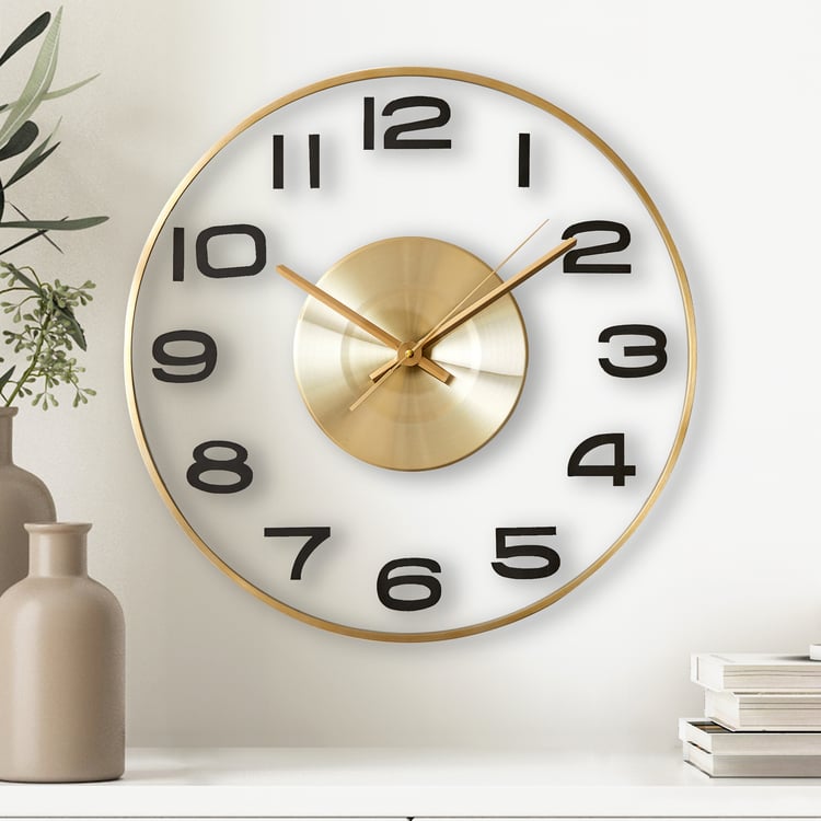 Casablanca Luxe Metal Wall Clock - 40cm