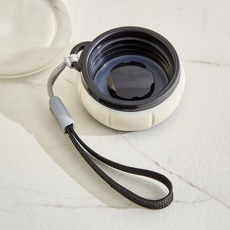 Atlantis Dune Bowen Glass Water Bottle with Silicone Grip - 700ml