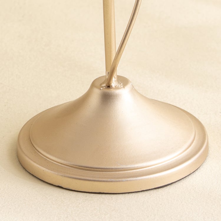 Tamaira Kamal Set of 2 Metal Pedestal T-Light Holders