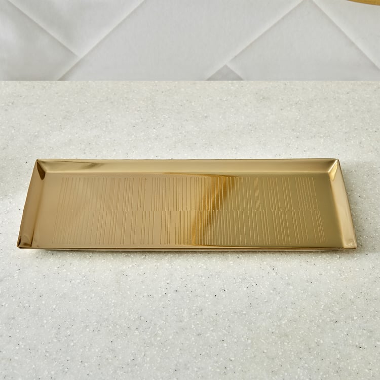 Opulence Etched Metal Tray