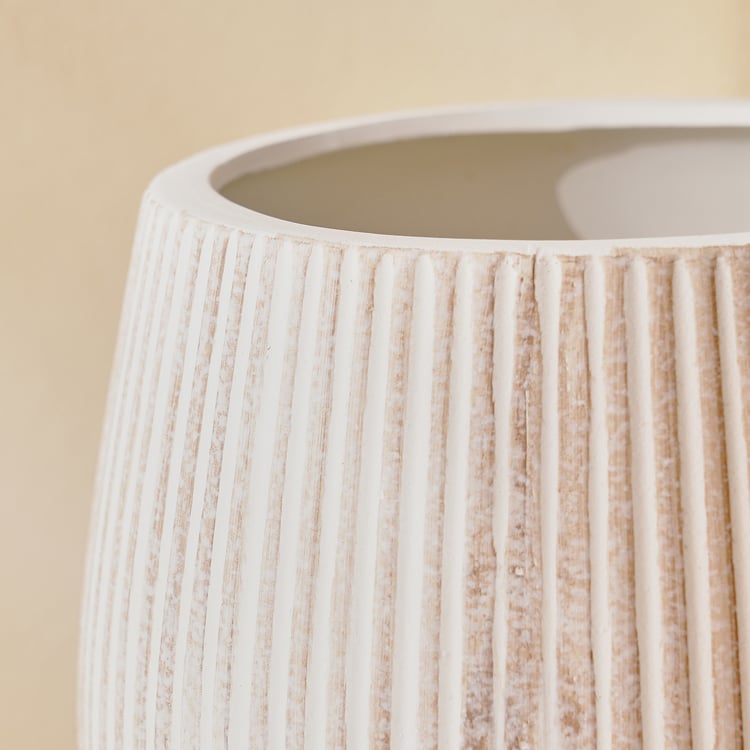 Gloria Earthy Terracotta Floor Planter with Stand