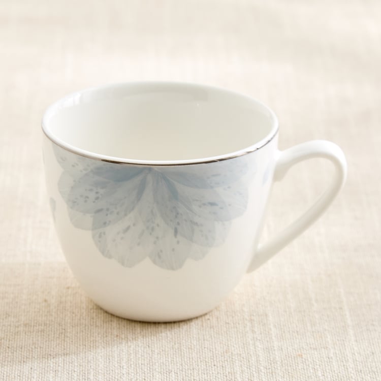 Altius Mirage Bone China Floral Print Cup and Saucer - 200ml