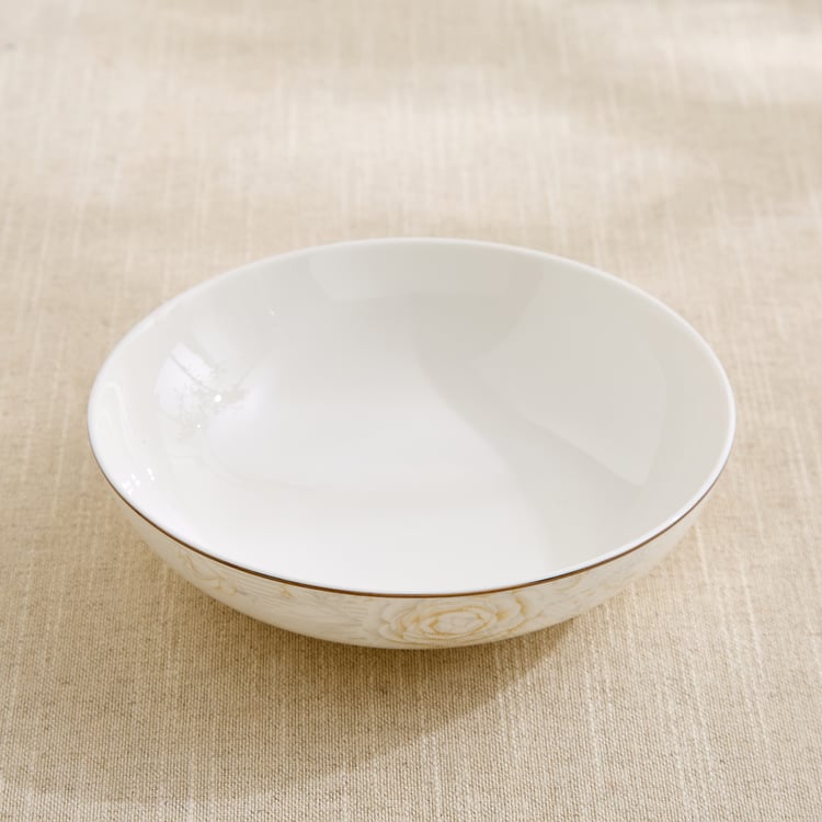 Altius Amaryllis Bone China Floral Print Deep Dish - 700ml